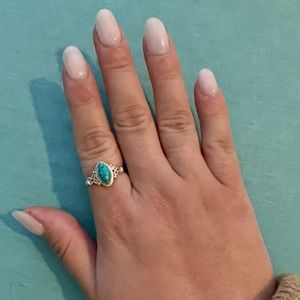 Turquoise 925 silver ring